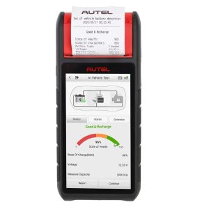 autel bt608e battery and vehicle diagnostic tool 1